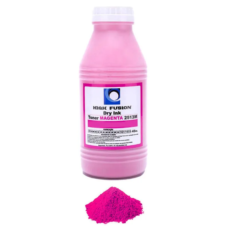 Pó de Toner High Fusion HF2523 H52M Magenta 60g Compatível para CC533A CE413A CF383A Impressoras M375nw M475dw M451nw