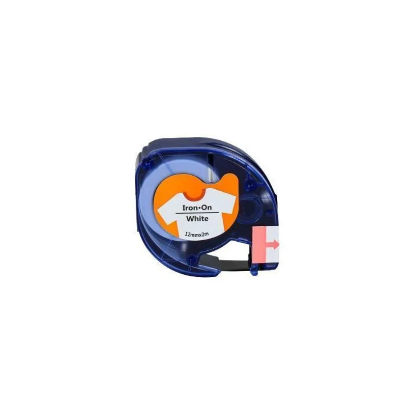 Fita Tecido Compatível Dymo Letratag 18771 Branca 12mm
