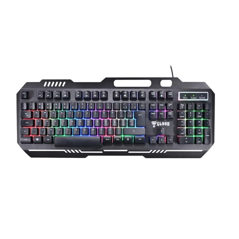 Teclado Com Apoio Celular Cl-Tm8153 Preto 1,5M Clanm