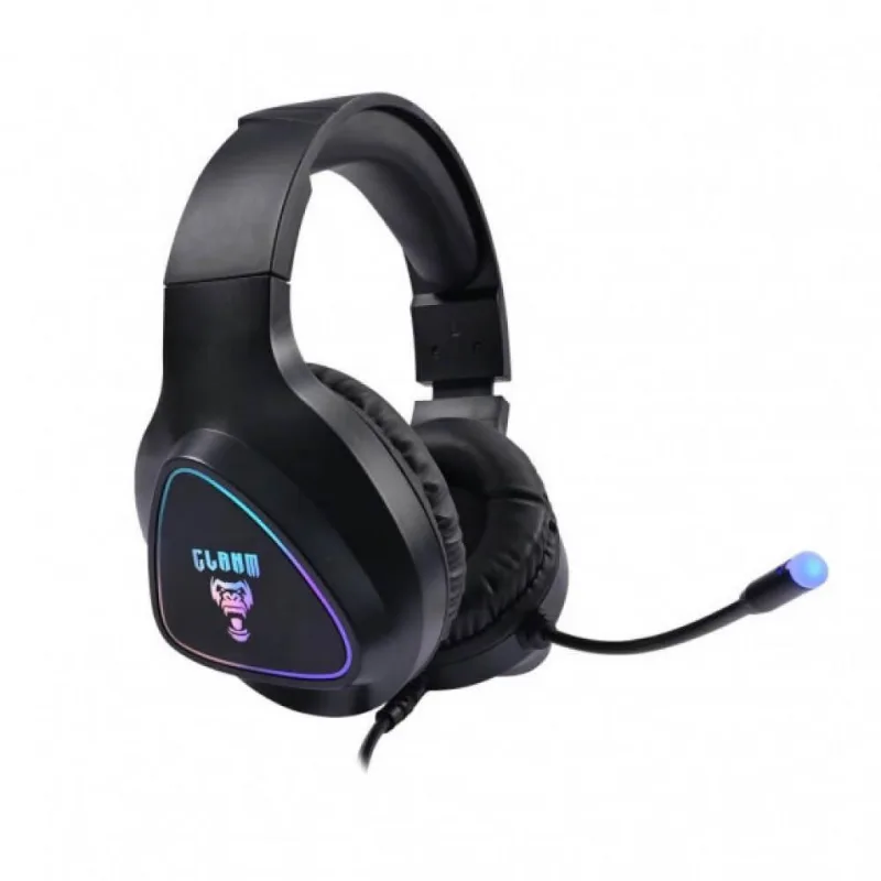 Fone De Ouvido Headset Clanm Gamer Mount Cl-Hm709 Preto Rgb