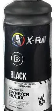 TINTA CORANTE 1 LITRO PARA USO EM EP/HP/CN/BR/LEX (BLACK)