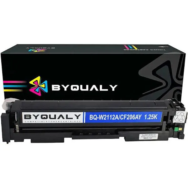 Toner HP M255dw M255nw M282nw M283fdn M283fdw M554 W2112A CF206A Y 206A AMARELO Compatível