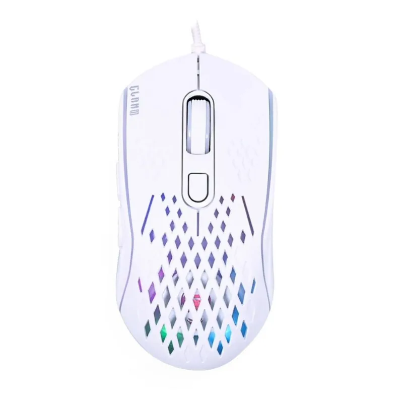 Mouse Gamer Slits CL-M397 7.200 dpi rgb Branco clanm