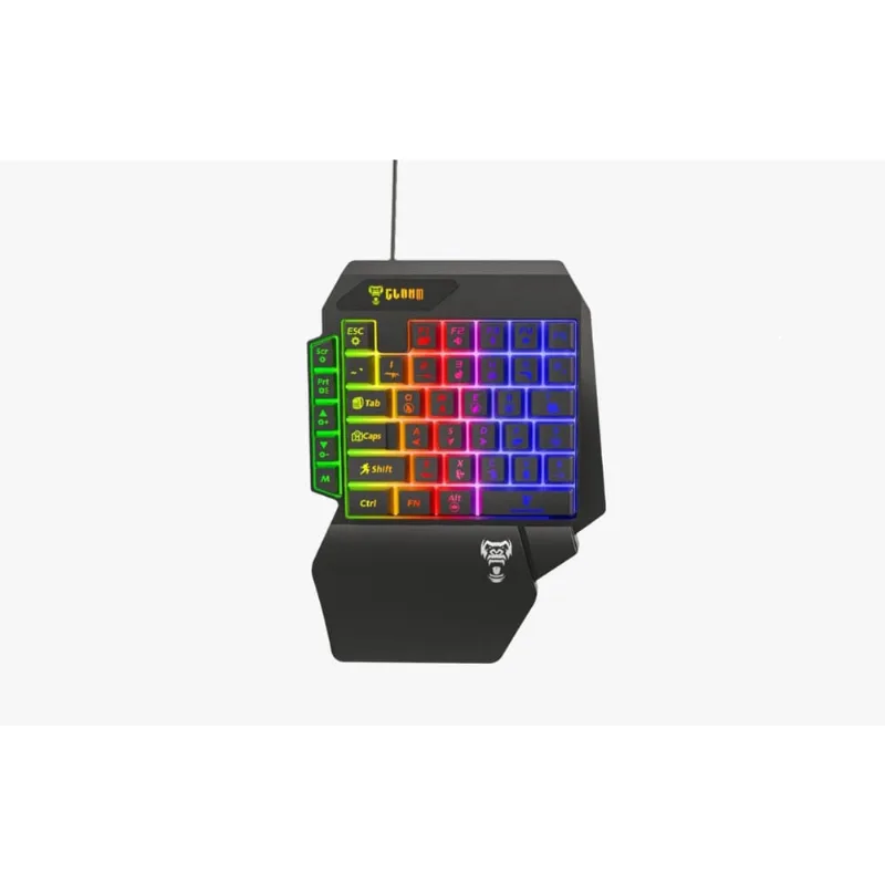 Teclado com Fio Voyd 35% Preto Membrana 1,5m Clanm