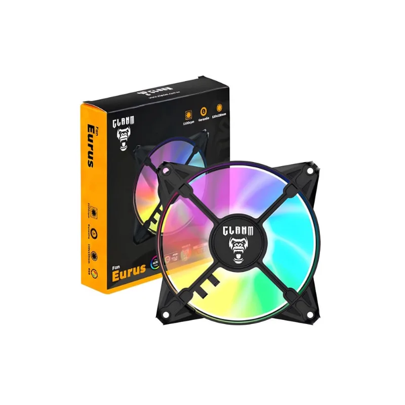 Fan Cooler Gamer Led Rgb Eurus Clanm