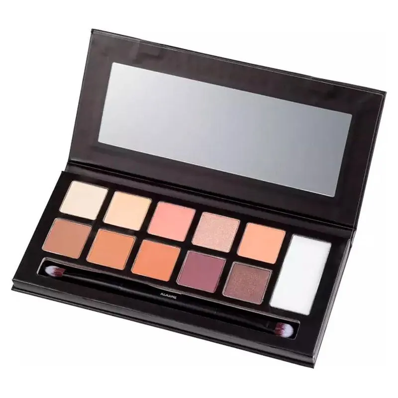 Paleta De Sombras Com 10 Cores Klasme Warm Day 21,2g