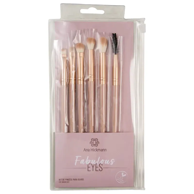 Fabulous Eyes Kit De Pincéis Para Olhos 6un - Ana Hickmann