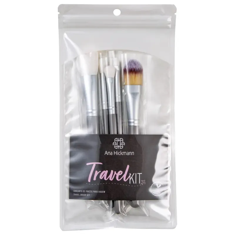 Travel Kit De Pincéis Para Viagem 5un - Ana Hickmann