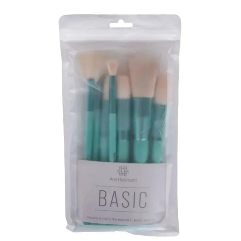 Kit de Pincéis Basic Green Ana Hickmann Beauty - lojaparaisodarepublica