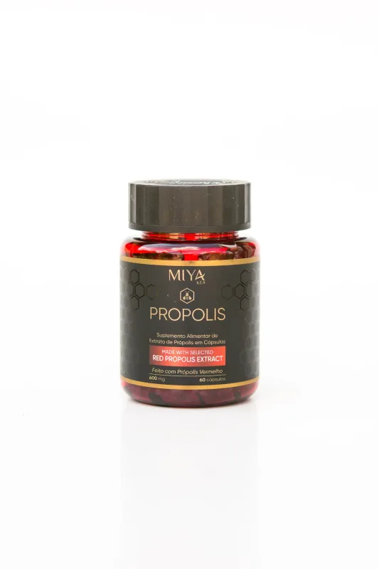 Própolis Vermelho 60 Cápsulas - Miya Kea