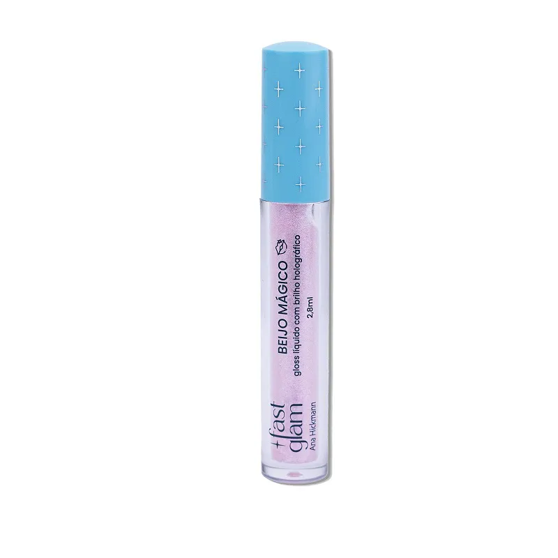 Gloss Líquido Beijo Mágico Fast Glam 2,8ml Klasmé - lojaparaisodarepublica