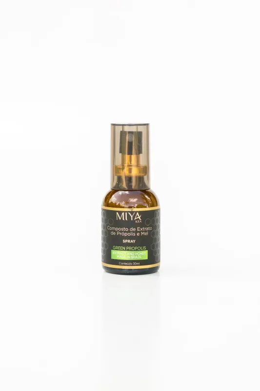 Spray de Própolis Verde e Mel 30 ml - Miya Kea