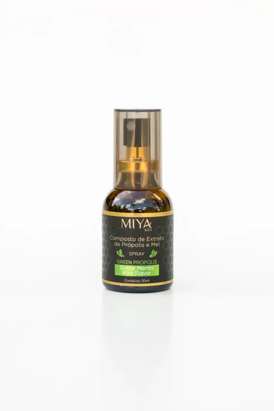 Spray de Própolis Verde com Menta e Mel 30 ml - Miya Kea