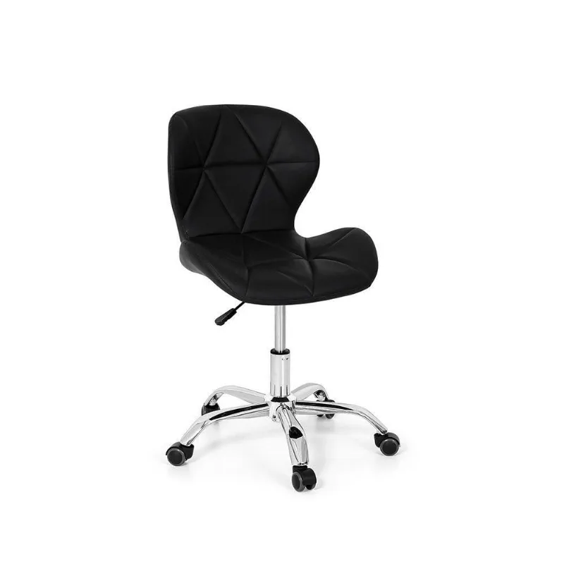 Cadeira Office Eiffel Slim Base Giratória Preto