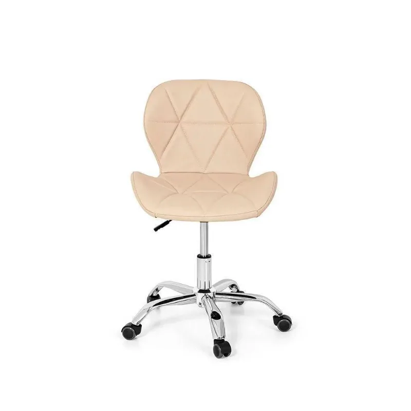 Cadeira Office Eiffel Slim Base Giratória Nude