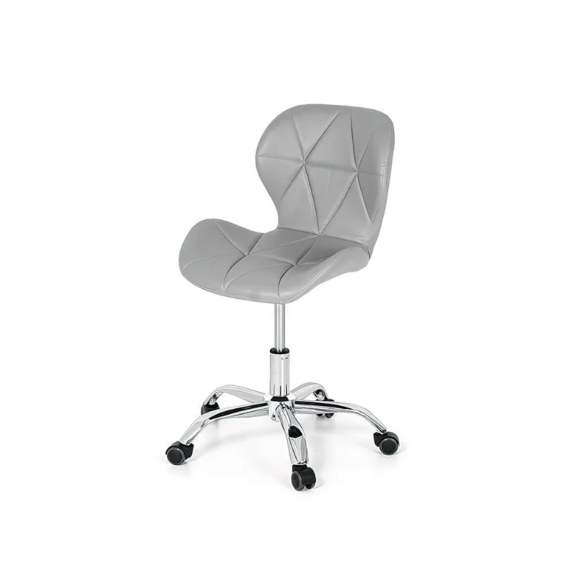 Cadeira Office Eiffel Slim Base Giratória - Cinza