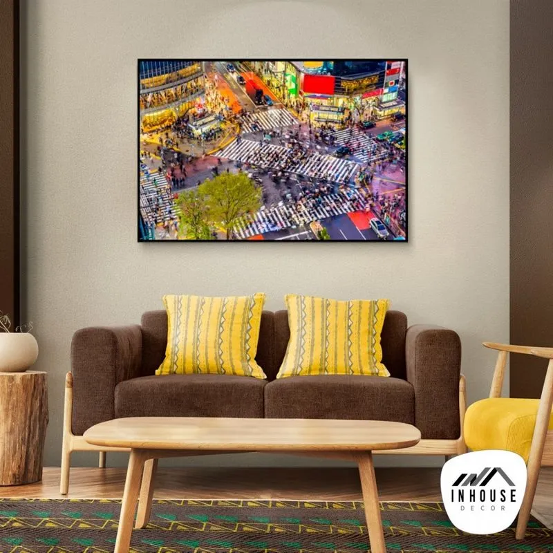 Quadro Decorativo Barcelona Times Square III 60x90cm