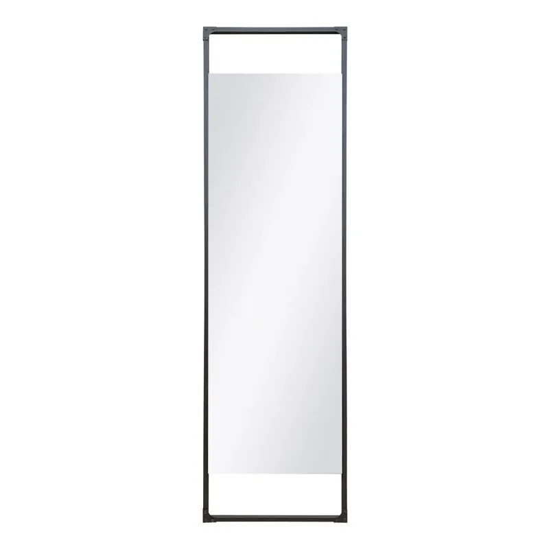 Espelho Decorativo De Chão Retrô Preto 150x43 cm