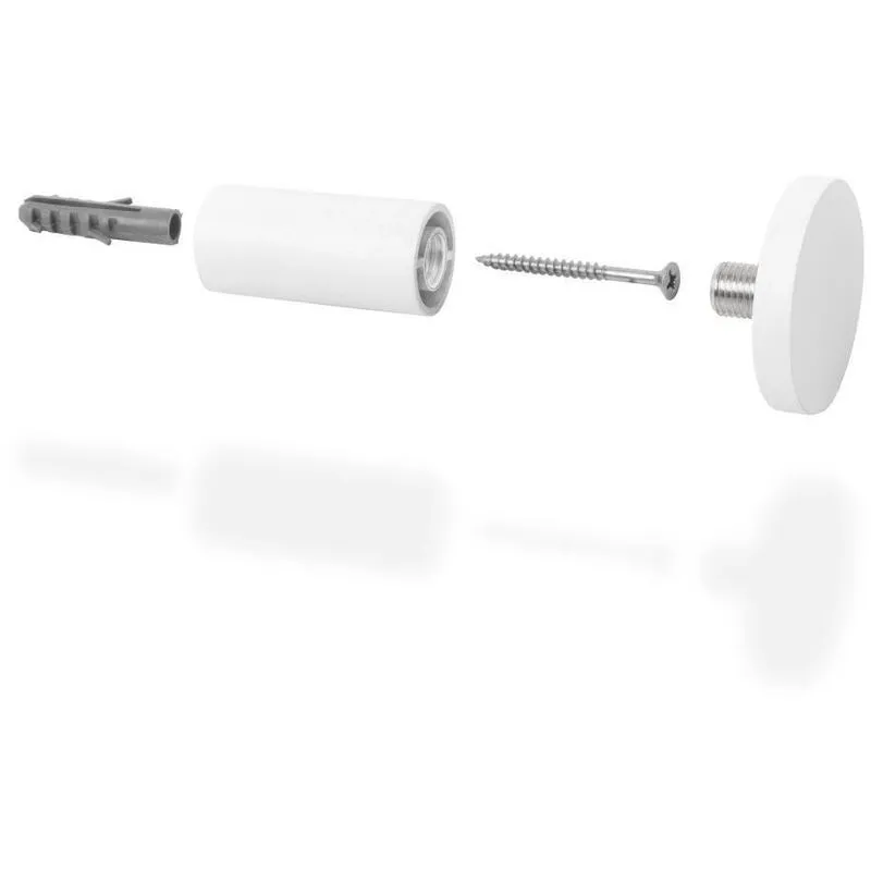 Pendurador Gancho Multiuso Branco 4Cm