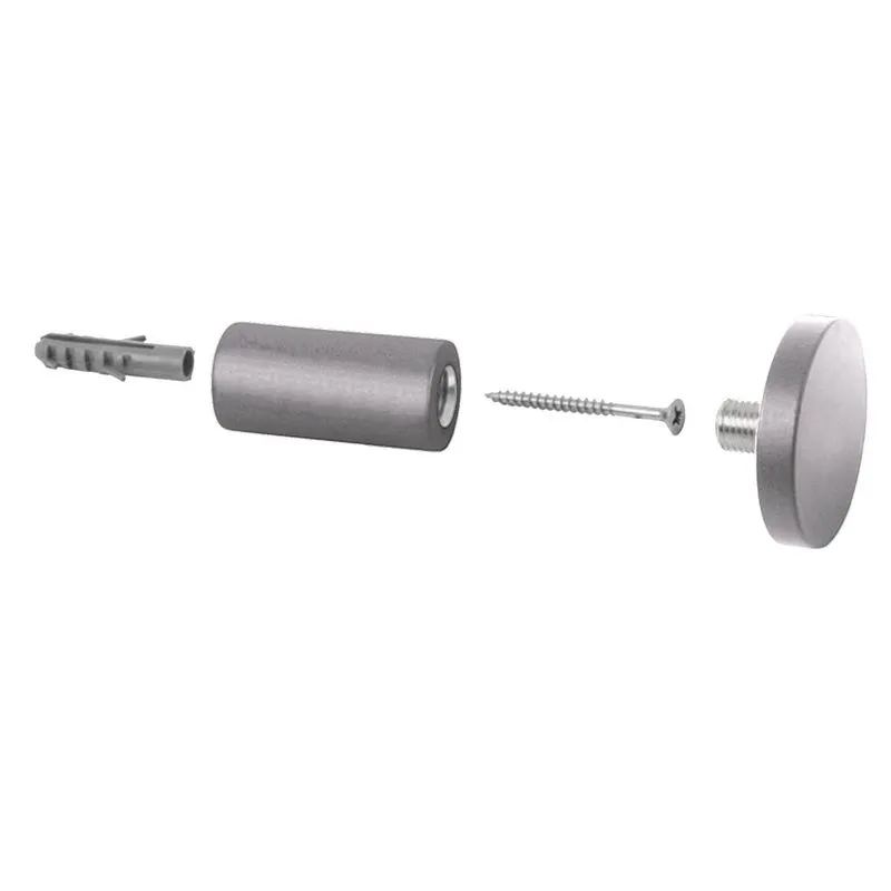Pendurador Gancho Multiuso Cinza 4Cm