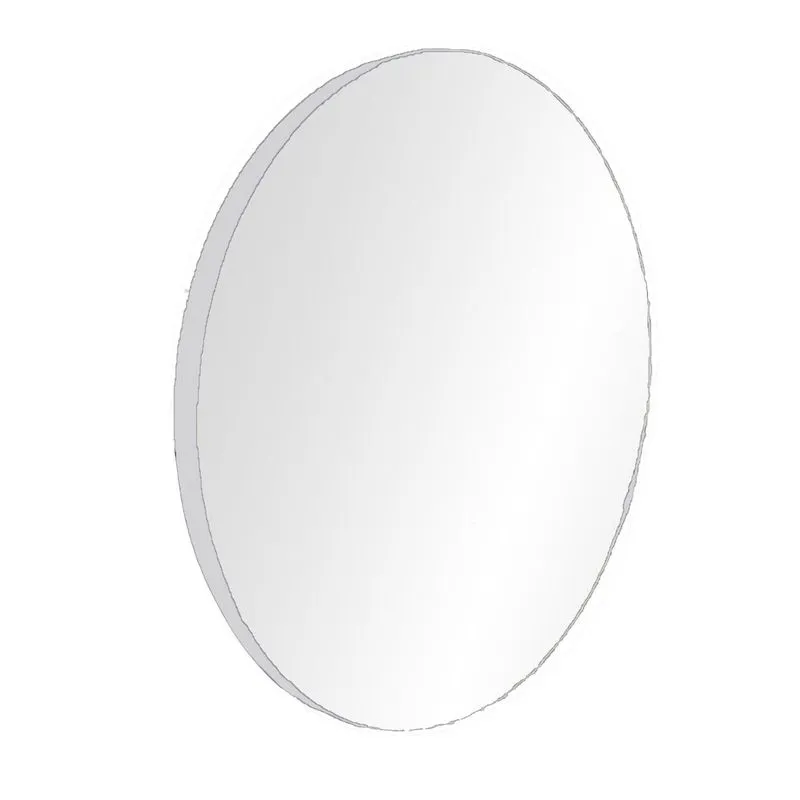 Espelho Decorativo Lua Cheia Externo Branco 50 Cm Redondo