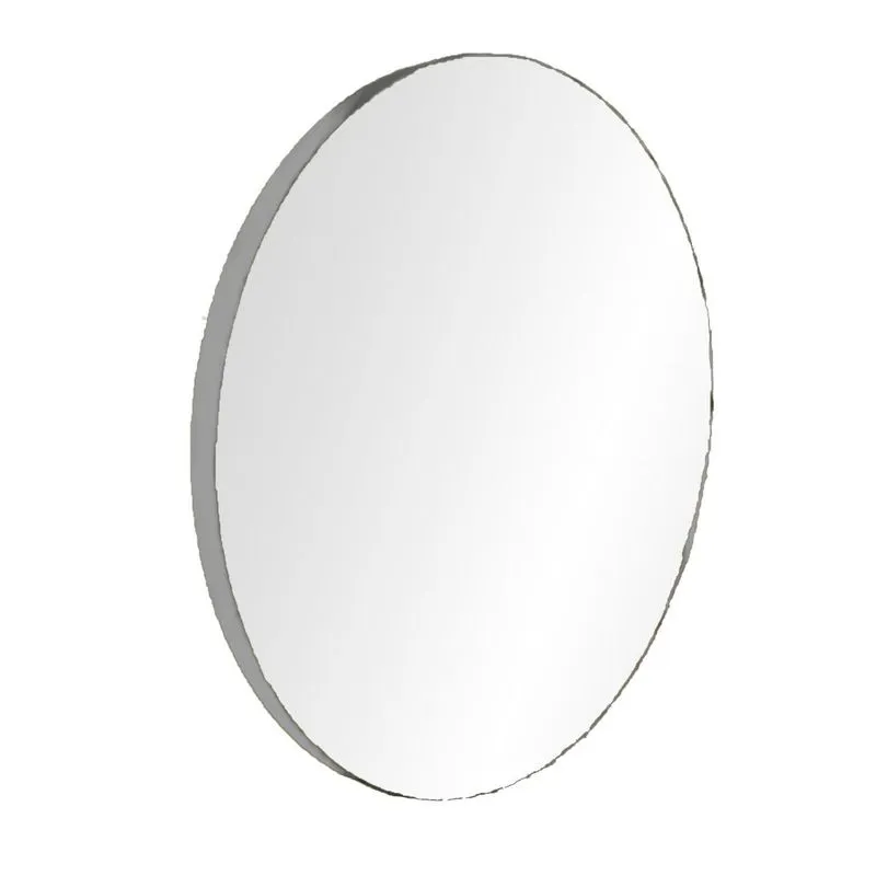 Espelho Decorativo Lua Cheia Externo Cinza 50 Cm Redondo