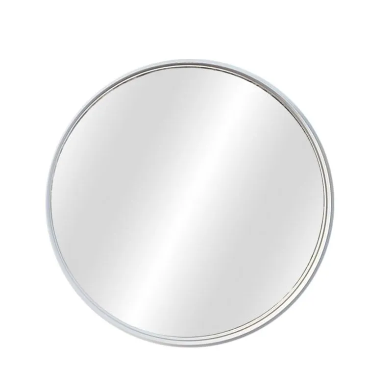 Espelho Decorativo Lua Nova Interno Branco 50 Cm Redondo