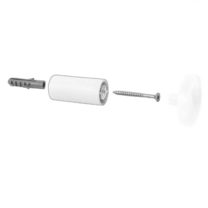 Espelho Decorativo Adnet Branco Alça Macramê Cru 60cm