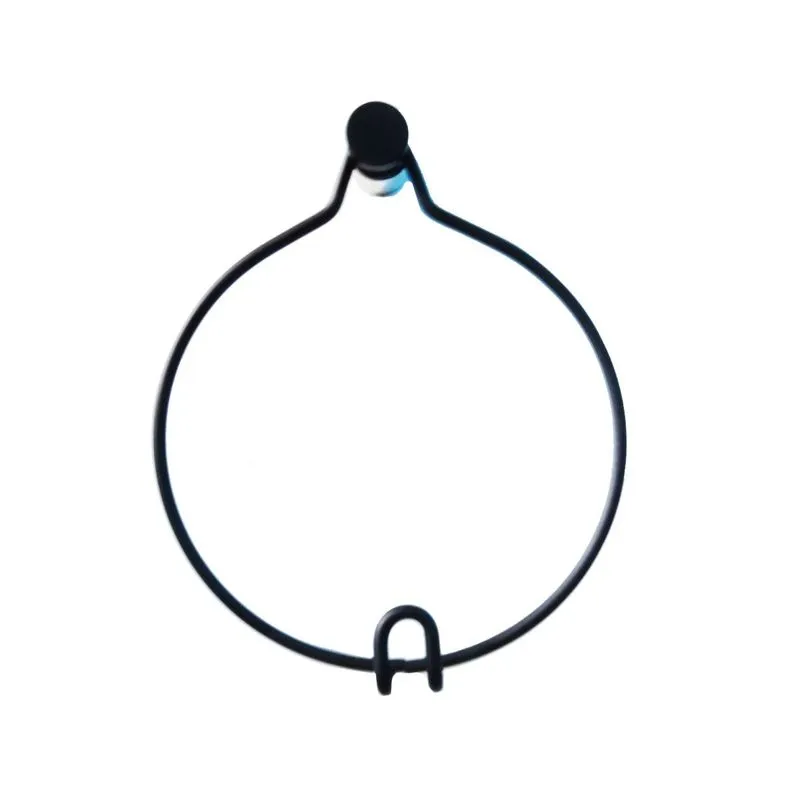 Pendurador Gancho Wire Minimals Cirle Preto 0,13X0,15 Cm