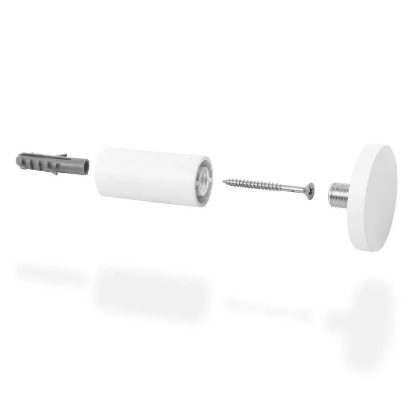 Pendurador Gancho Multiuso Branco 6Cm