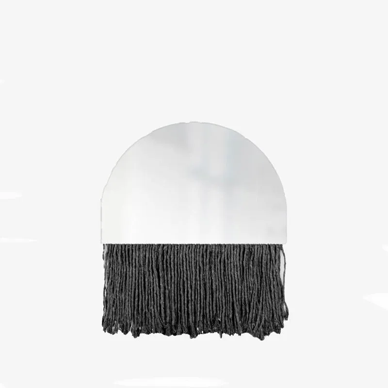 Espelho Decorativo Half Bangs Preto 27 Cm