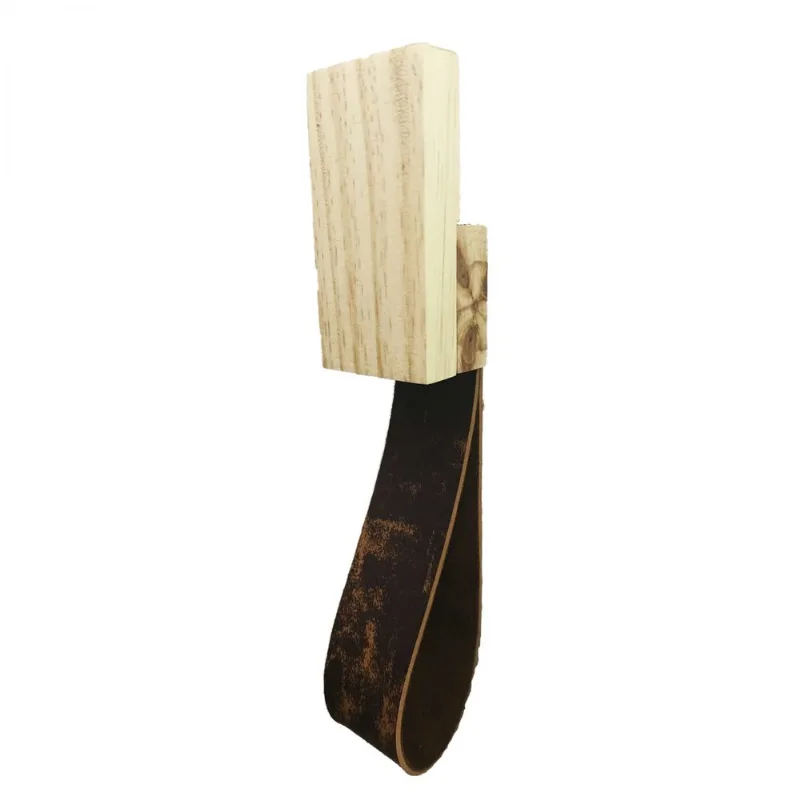 Gancho Pinus Retangular Com Courino Rajado