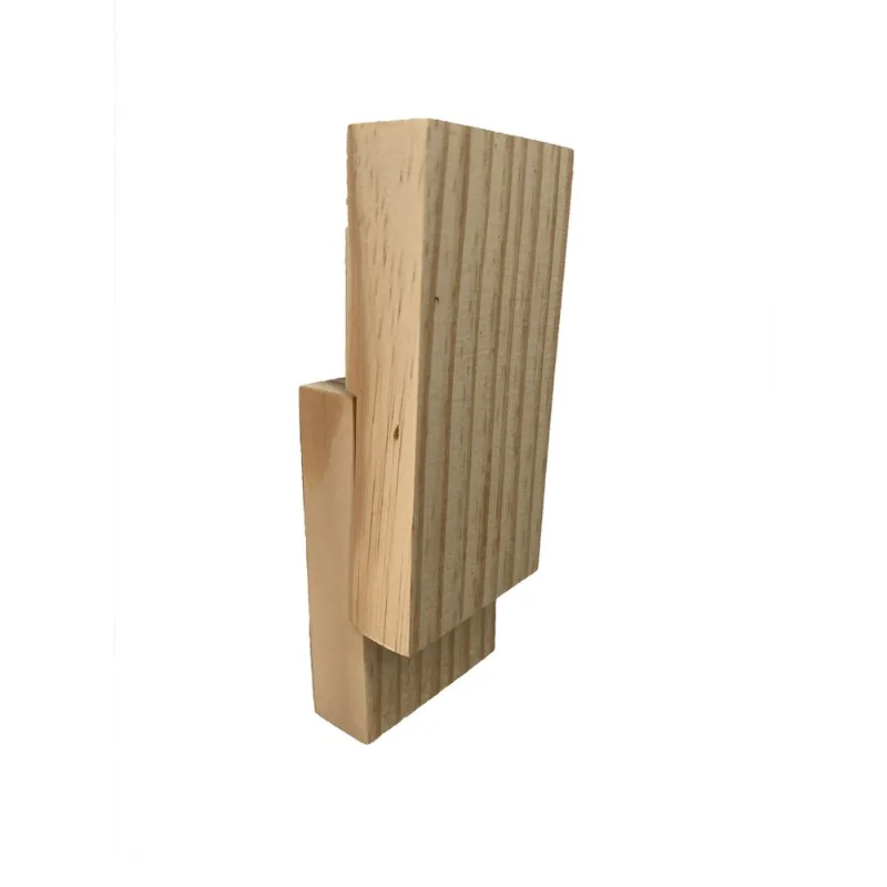 Gancho Pinus Retangular Duplo