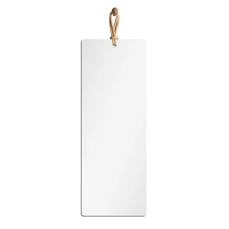 Espelho de Corpo Hole Alça Sisal 120x40cm Retangular