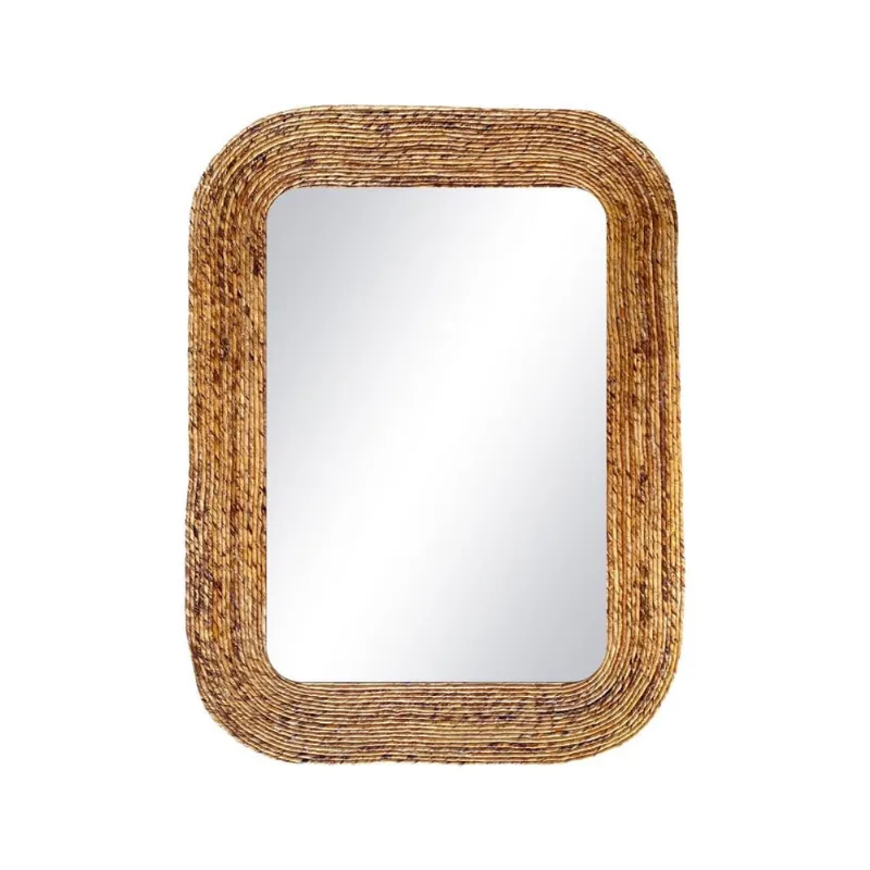 Espelho Decorativo Corda Bananeira 60X80Cm Retangular