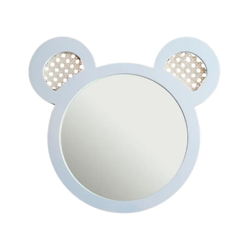 Espelho Decorativo Infantil 43x44cm Urso In House Decor Branco