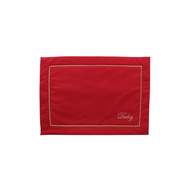 Jogo Americano Noite Feliz Vermelho Para Cachorro E Gato