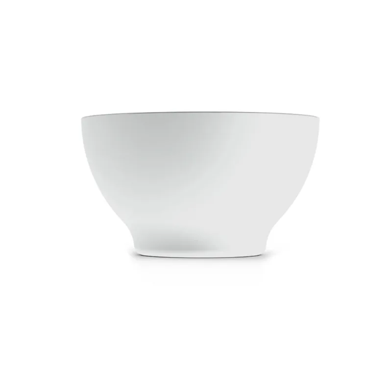 Tigela Redonda de Plástico Branca New Plastic 350ml 11,5x11,5x6,5cm 1399