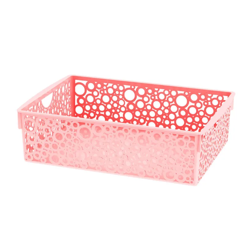 Caixa Organizadora New Plastic Rosa