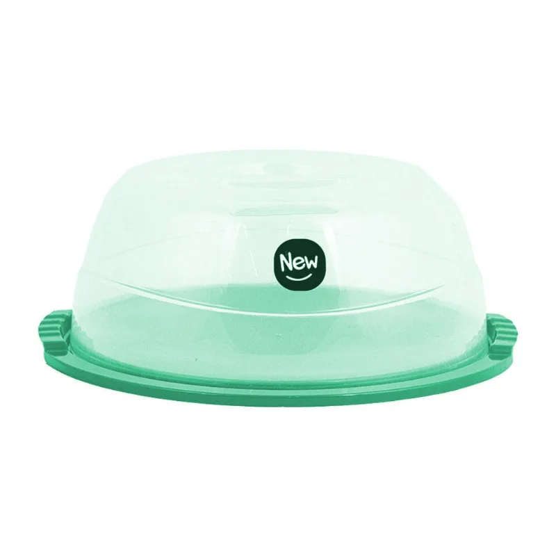 Boleira de Plástico Verde New Plastic 29,5x29,5x10,5cm 1750