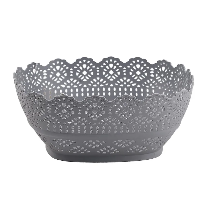 Cesta Telada Quadrada de Plástico Fendi New Plastic 19x19x7,5cm 1761