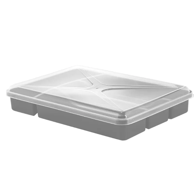 Porta Talheres com Tampa de Plástico Fendi New Plastic 32x22x4cm 1785