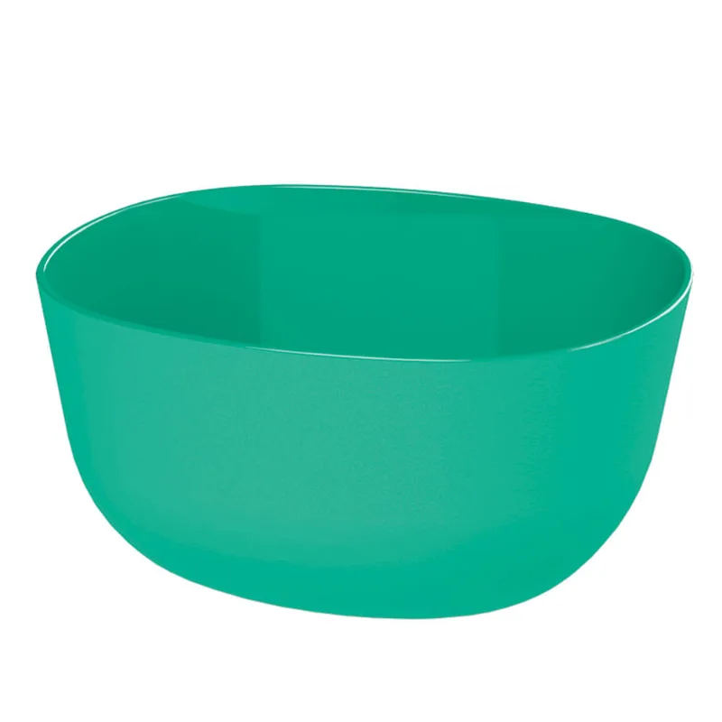 Tigela Retangular de Plástico Verde New Plastic 850ml 16x14x7,5cm 1820