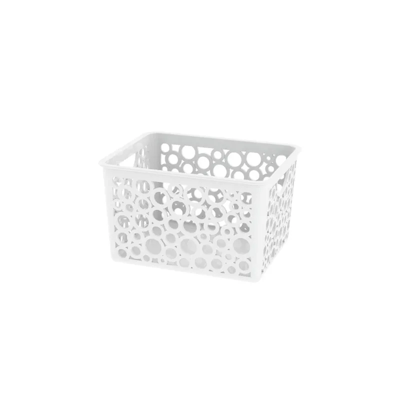 Caixa Organizadora Facilita de Plástico Transparente New Plastic 1L 14x11x8,5cm 1897