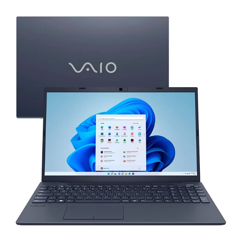Notebook Vaio FE15 15.6 fhd I3-1215U 8GB ssd 256GB Windows 11 Home Cinza - VJFE54F11X-B0911H