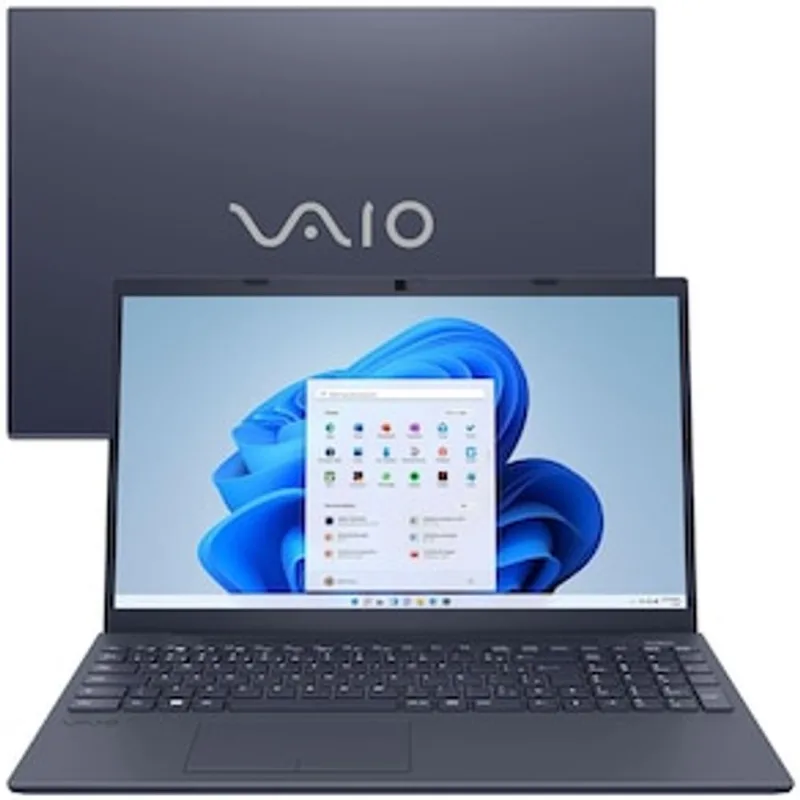 Notebook VAIO Core i5- 1235U 8GB 512 SSD Tela Full HD 15.6" Windows 11 FE15 JFE54F11X-B2311H