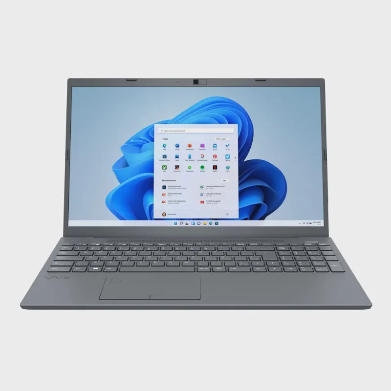 Notebook VAIOFE15 amd Ryzen 5 Windows 11 Home 8GB 512GB ssd Full HD - Prata Titânio