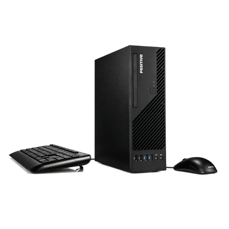 Computador Positivo Master D4300 - AMD Ryzen 5 4600G, 16GB RAM, 256GB SSD, Windows 11 Home - Preto