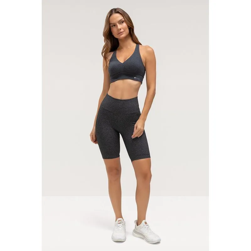 BERMUDA HIGH COMPRESSION - ESSENTIALS 26 - MESCLA PRETO GG
