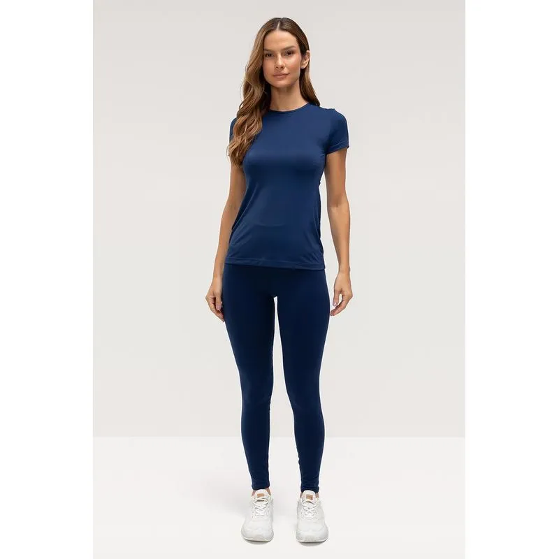 CALÇA LEGGING HIGH COMPRESSION - ESSENTIALS 26 - MARINHO GG